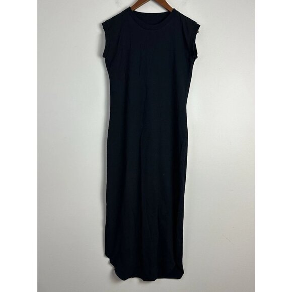Frank & Eileen Dress Womens XS Black‎ Muscle Tee Maxi Minimalist Comfort - Picture 1 of 10